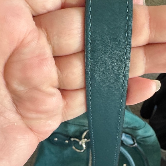 🔴SOLD!!!🔴Coach Teal Leather Tag - Picture 11 of 11